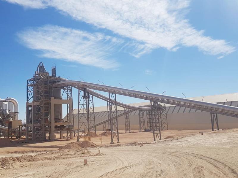 Belt Conveyor for Limestone & Clinker in Cement Plant SKE Industries