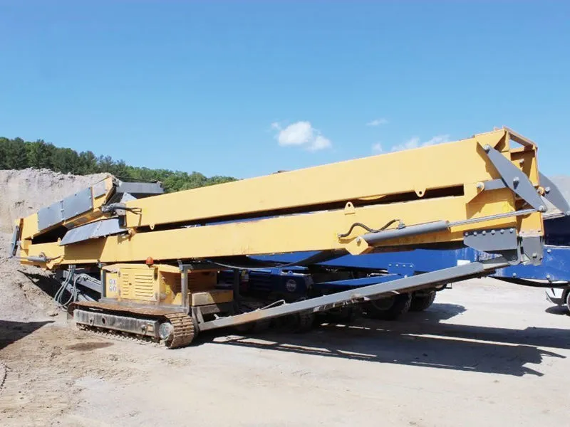 Our Tracked Conveyor for Mobile Crushing and Screening Plant