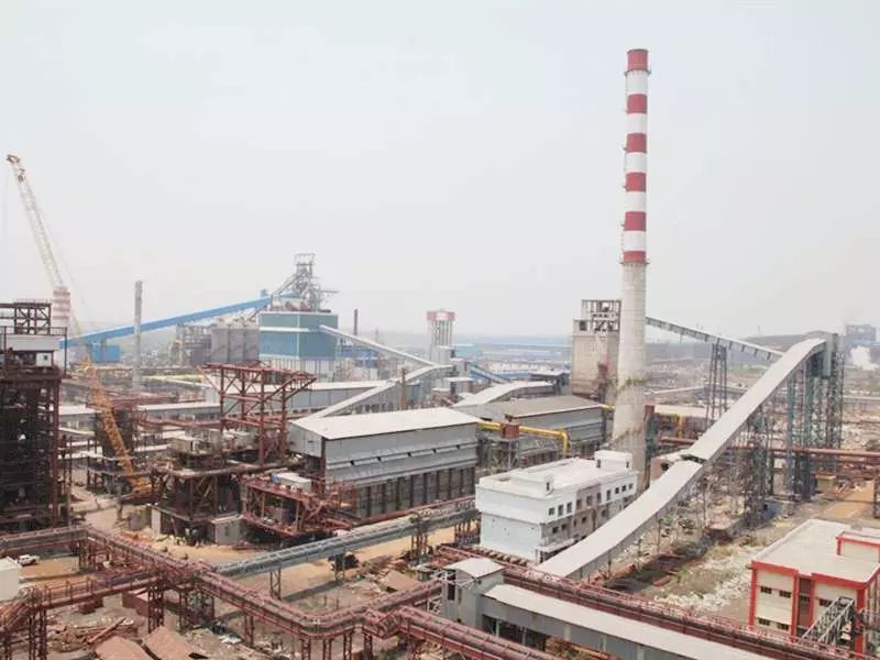 Conveyor Belt In Steel Plant