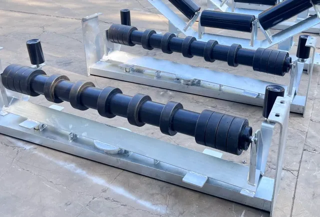 Training Idlers | Self Aligning Idlers for Belt Conveyor