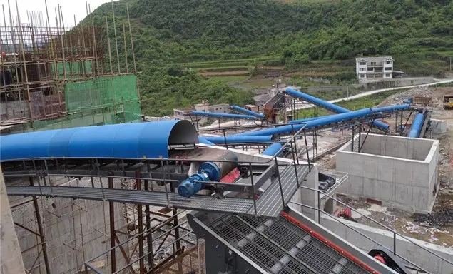 limestone conveyor, limestone belt conveyor, belt conveyor used in limestone crushing plant