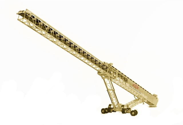 Fixed Radial Telescopic Stacker | Stacking Conveyor