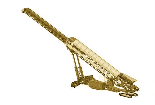 KYD Telescopic Radial Conveyor