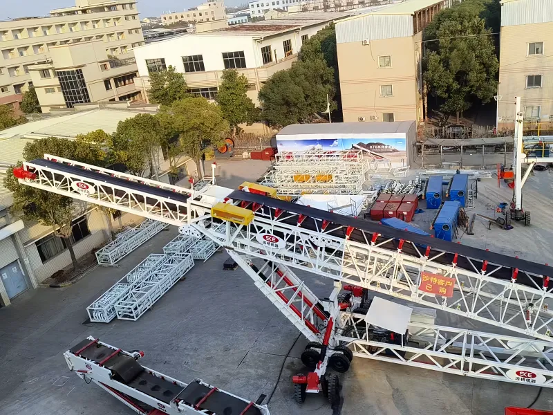 mobile stacking conveyor
