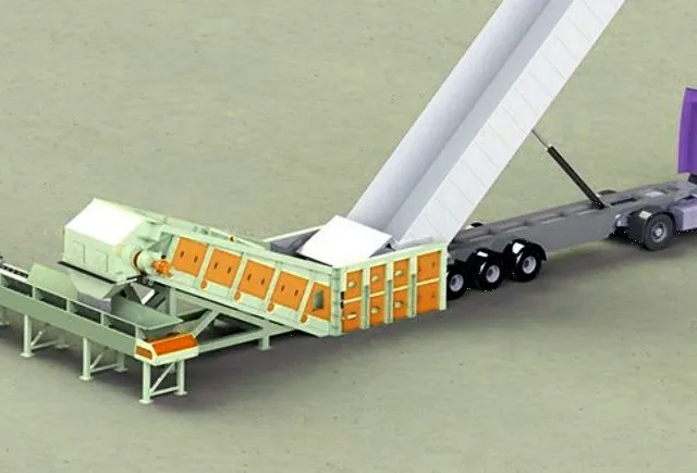 Truck Unloader | Fixed Bulk Reception Feeders - SKE Industries