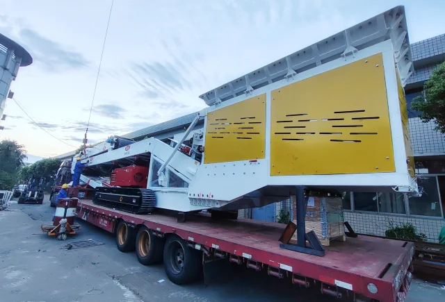 mobile hopper feeding conveyor solution