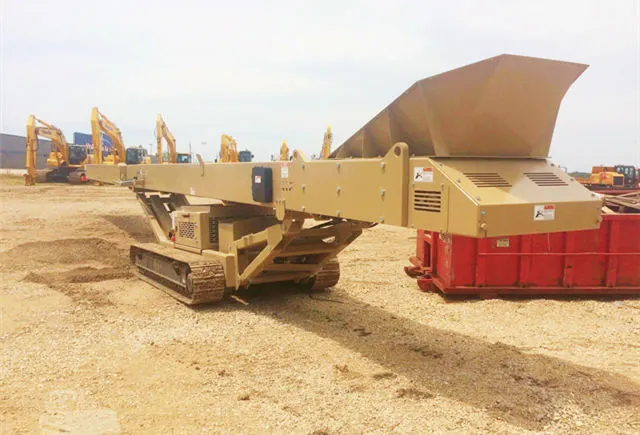 KTB Tracked Portable Conveyor