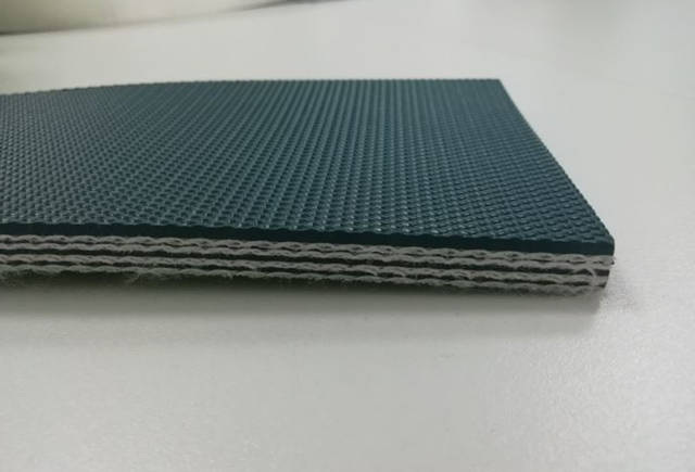 Cinta transportadora de tejido sólido | PVC y PVG