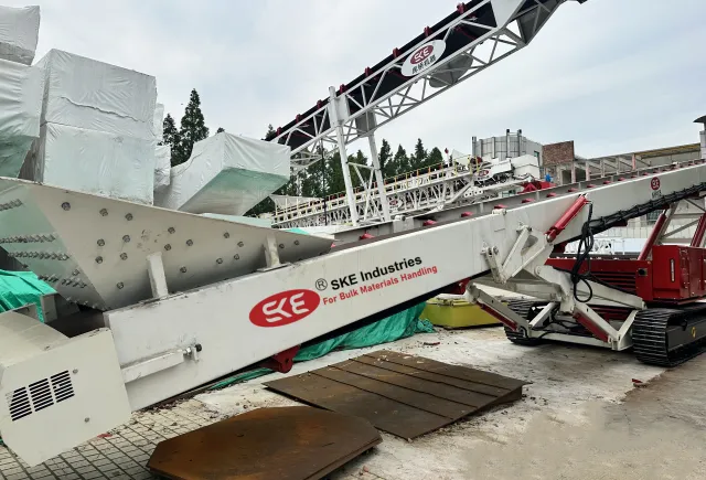 KTB Tracked Portable Conveyor
