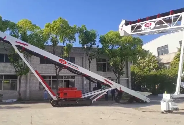 KTB Tracked Portable Conveyor