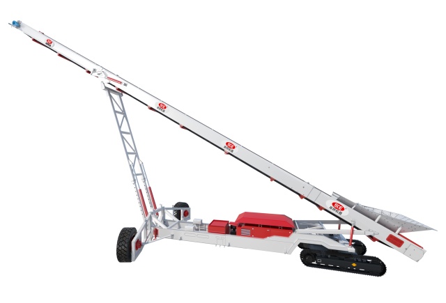 KTB R Series Tracked Radial Stacker