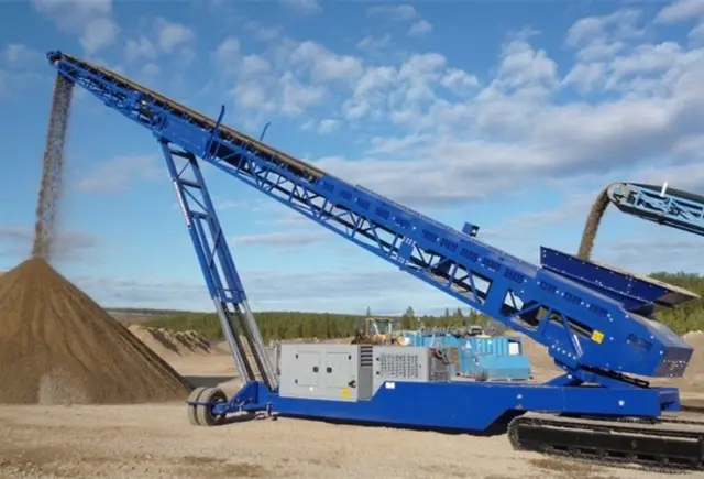 KTB R Series Tracked Radial Stacker