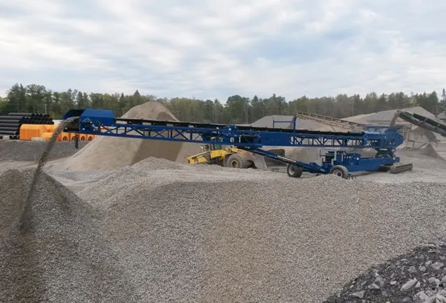 KTB R Series Tracked Radial Stacker