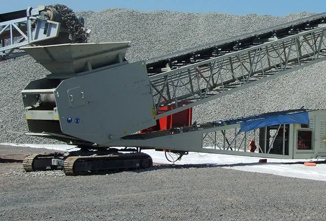 KYD Portable Radial Telescopic Stacking Conveyor